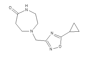 1-[(5-cyclopropyl-1,2,4-oxadiazol-3-yl)methyl]-1,4-diazepan-5-one