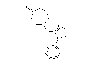 1-[(1-phenyltetrazol-5-yl)methyl]-1,4-diazepan-5-one