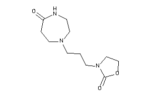 3-[3-(5-keto-1,4-diazepan-1-yl)propyl]oxazolidin-2-one