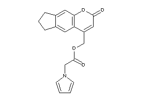 2-pyrrol-1-ylacetic Acid (2-keto-7,8-dihydro-6H-cyclopenta[g]chromen-4-yl)methyl Ester