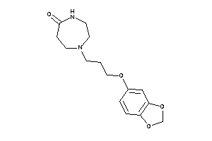 1-[3-(1,3-benzodioxol-5-yloxy)propyl]-1,4-diazepan-5-one