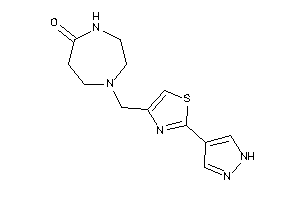 1-[[2-(1H-pyrazol-4-yl)thiazol-4-yl]methyl]-1,4-diazepan-5-one