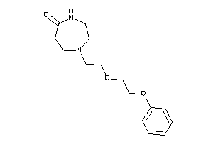 1-[2-(2-phenoxyethoxy)ethyl]-1,4-diazepan-5-one