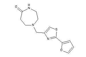 1-[[2-(2-furyl)thiazol-4-yl]methyl]-1,4-diazepan-5-one