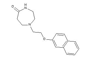 1-[2-(2-naphthoxy)ethyl]-1,4-diazepan-5-one