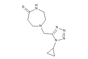 1-[(1-cyclopropyltetrazol-5-yl)methyl]-1,4-diazepan-5-one