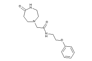 2-(5-keto-1,4-diazepan-1-yl)-N-(2-phenoxyethyl)acetamide