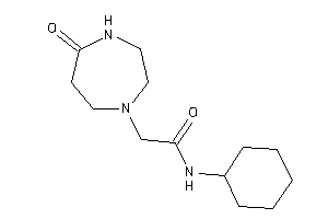 N-cyclohexyl-2-(5-keto-1,4-diazepan-1-yl)acetamide