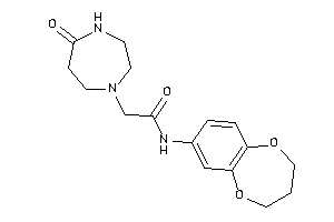 N-(3,4-dihydro-2H-1,5-benzodioxepin-7-yl)-2-(5-keto-1,4-diazepan-1-yl)acetamide