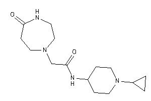 N-(1-cyclopropyl-4-piperidyl)-2-(5-keto-1,4-diazepan-1-yl)acetamide