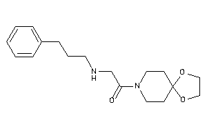 1-(1,4-dioxa-8-azaspiro[4.5]decan-8-yl)-2-(3-phenylpropylamino)ethanone