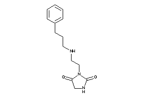3-[2-(3-phenylpropylamino)ethyl]hydantoin