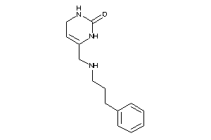 Image of 6-[(3-phenylpropylamino)methyl]-3,4-dihydro-1H-pyrimidin-2-one