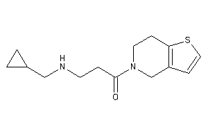 3-(cyclopropylmethylamino)-1-(6,7-dihydro-4H-thieno[3,2-c]pyridin-5-yl)propan-1-one