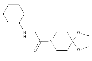 2-(cyclohexylamino)-1-(1,4-dioxa-8-azaspiro[4.5]decan-8-yl)ethanone