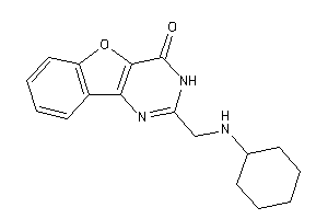 2-[(cyclohexylamino)methyl]-3H-benzofuro[3,2-d]pyrimidin-4-one