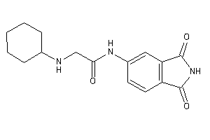 2-(cyclohexylamino)-N-(1,3-diketoisoindolin-5-yl)acetamide