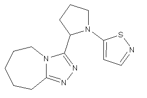 5-[2-(6,7,8,9-tetrahydro-5H-[1,2,4]triazolo[4,3-a]azepin-3-yl)pyrrolidino]isothiazole