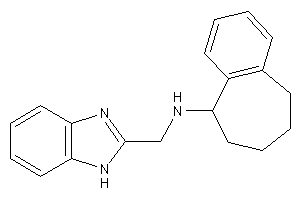 1H-benzimidazol-2-ylmethyl(6,7,8,9-tetrahydro-5H-benzocyclohepten-9-yl)amine