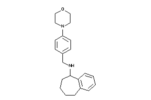 (4-morpholinobenzyl)-(6,7,8,9-tetrahydro-5H-benzocyclohepten-9-yl)amine