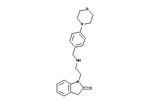 1-[2-[(4-morpholinobenzyl)amino]ethyl]oxindole