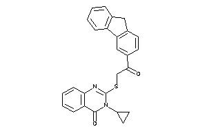 3-cyclopropyl-2-[[2-(9H-fluoren-3-yl)-2-keto-ethyl]thio]quinazolin-4-one