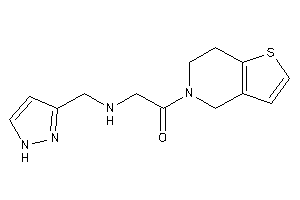 1-(6,7-dihydro-4H-thieno[3,2-c]pyridin-5-yl)-2-(1H-pyrazol-3-ylmethylamino)ethanone