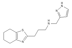 1H-pyrazol-3-ylmethyl-[3-(4,5,6,7-tetrahydro-1,3-benzothiazol-2-yl)propyl]amine