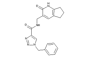 Image of 1-benzyl-N-[(2-keto-1,5,6,7-tetrahydro-1-pyrindin-3-yl)methyl]triazole-4-carboxamide