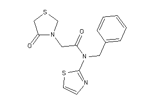 N-benzyl-2-(4-ketothiazolidin-3-yl)-N-thiazol-2-yl-acetamide