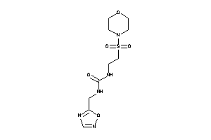 1-(2-morpholinosulfonylethyl)-3-(1,2,4-oxadiazol-5-ylmethyl)urea