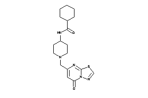 Image of N-[1-[(5-keto-[1,3,4]thiadiazolo[3,2-a]pyrimidin-7-yl)methyl]-4-piperidyl]cyclohexanecarboxamide