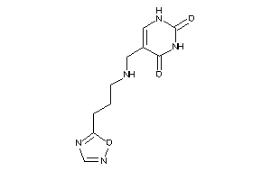 5-[[3-(1,2,4-oxadiazol-5-yl)propylamino]methyl]uracil