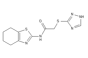 N-(4,5,6,7-tetrahydro-1,3-benzothiazol-2-yl)-2-(1H-1,2,4-triazol-3-ylthio)acetamide