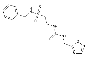 1-[2-(benzylsulfamoyl)ethyl]-3-(1,2,4-oxadiazol-5-ylmethyl)urea