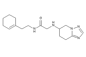 N-(2-cyclohexen-1-ylethyl)-2-(5,6,7,8-tetrahydro-[1,2,4]triazolo[1,5-a]pyridin-6-ylamino)acetamide