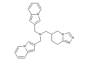 Bis(indolizin-2-ylmethyl)-(5,6,7,8-tetrahydro-[1,2,4]triazolo[4,3-a]pyridin-6-ylmethyl)amine