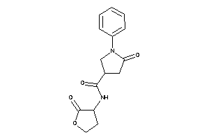 5-keto-N-(2-ketotetrahydrofuran-3-yl)-1-phenyl-pyrrolidine-3-carboxamide