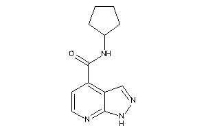 N-cyclopentyl-1H-pyrazolo[3,4-b]pyridine-4-carboxamide