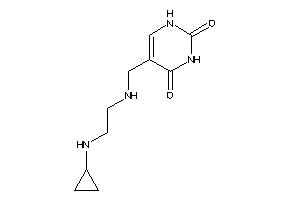 5-[[2-(cyclopropylamino)ethylamino]methyl]uracil