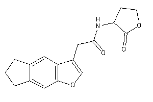 2-(6,7-dihydro-5H-cyclopenta[f]benzofuran-3-yl)-N-(2-ketotetrahydrofuran-3-yl)acetamide