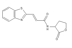 3-(1,3-benzothiazol-2-yl)-N-(2-ketotetrahydrofuran-3-yl)acrylamide