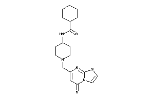 N-[1-[(5-ketothiazolo[3,2-a]pyrimidin-7-yl)methyl]-4-piperidyl]cyclohexanecarboxamide