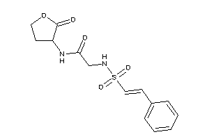 N-(2-ketotetrahydrofuran-3-yl)-2-(styrylsulfonylamino)acetamide