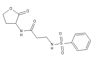 3-(benzenesulfonamido)-N-(2-ketotetrahydrofuran-3-yl)propionamide