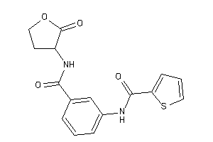 N-[3-[(2-ketotetrahydrofuran-3-yl)carbamoyl]phenyl]thiophene-2-carboxamide