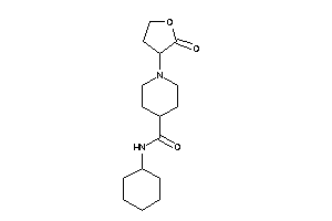 N-cyclohexyl-1-(2-ketotetrahydrofuran-3-yl)isonipecotamide