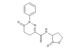 6-keto-N-(2-ketotetrahydrofuran-3-yl)-1-phenyl-4,5-dihydropyridazine-3-carboxamide