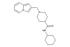 N-cyclohexyl-1-(indolizin-2-ylmethyl)isonipecotamide