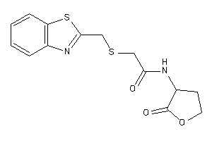 2-(1,3-benzothiazol-2-ylmethylthio)-N-(2-ketotetrahydrofuran-3-yl)acetamide